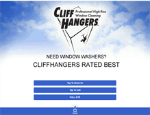 Tablet Screenshot of cliffhangers.com