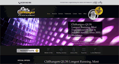 Desktop Screenshot of cliffhangers.com.au